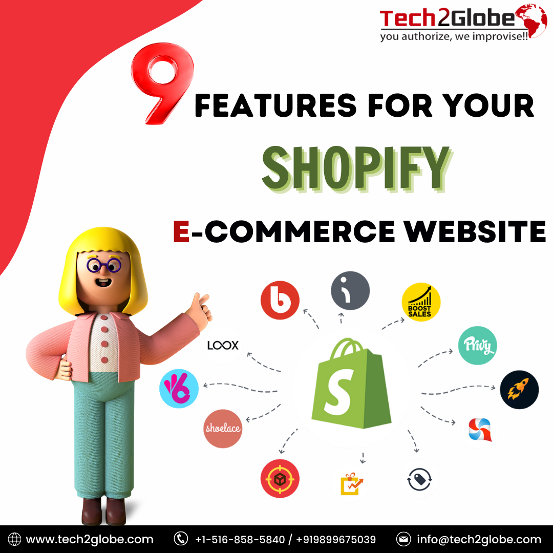 9 Features for Your Shopify Ecommerce Website