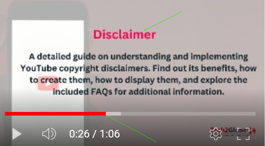 YouTube Copyright Disclaimer