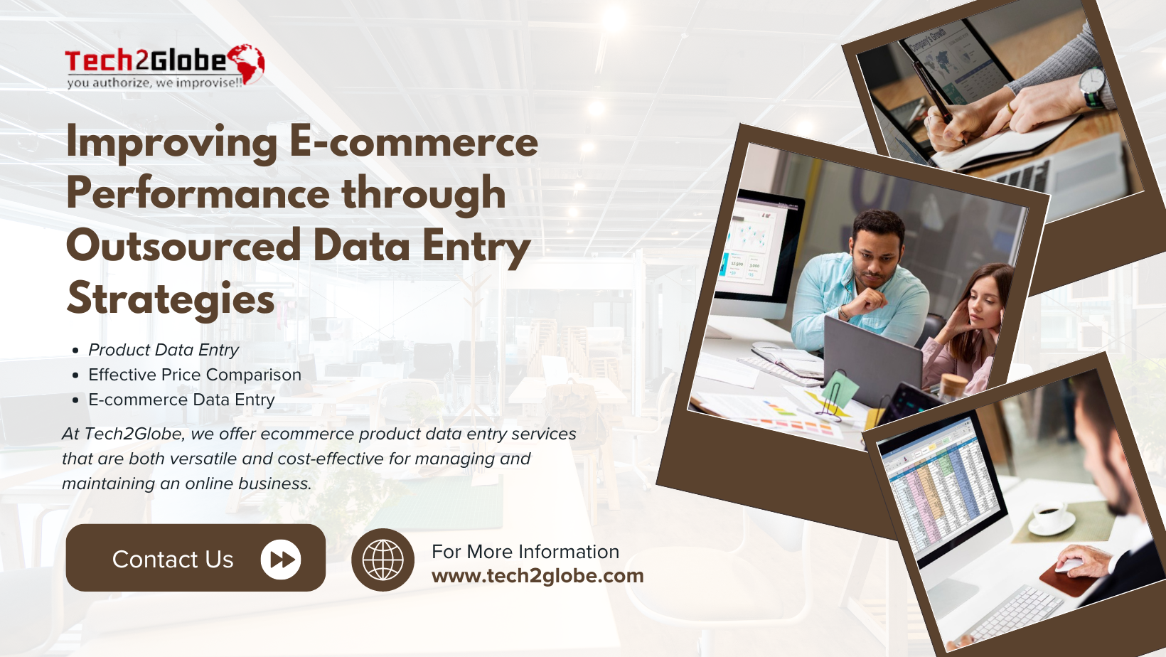 Improving E-commerce Performance through Outsourced Data Entry Strategies