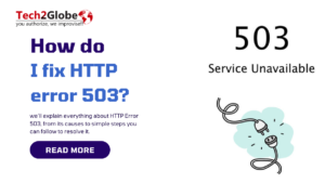 How do I fix HTTP error 503