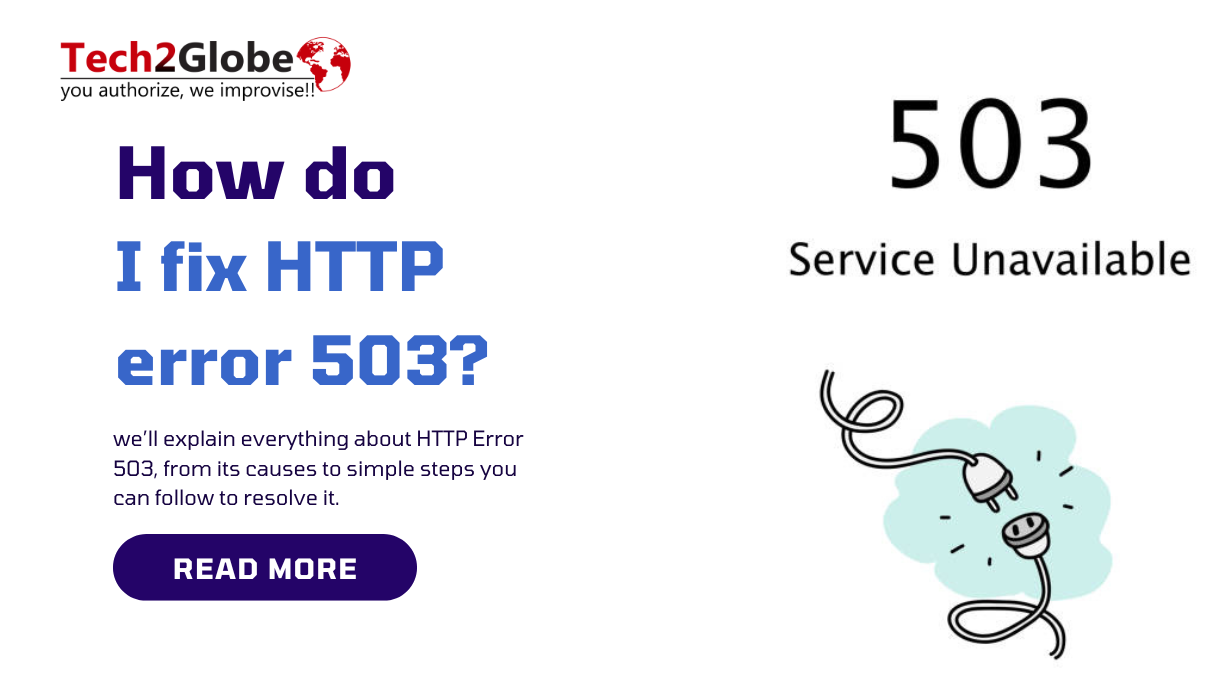 How do I fix HTTP error 503