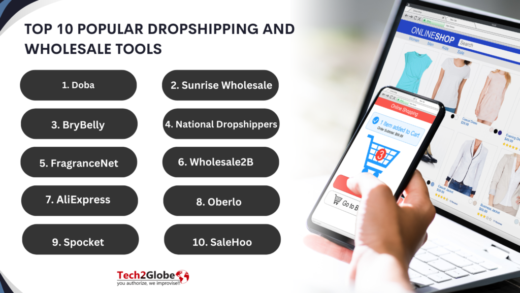 Popular Dropshipping and Wholesale Tools