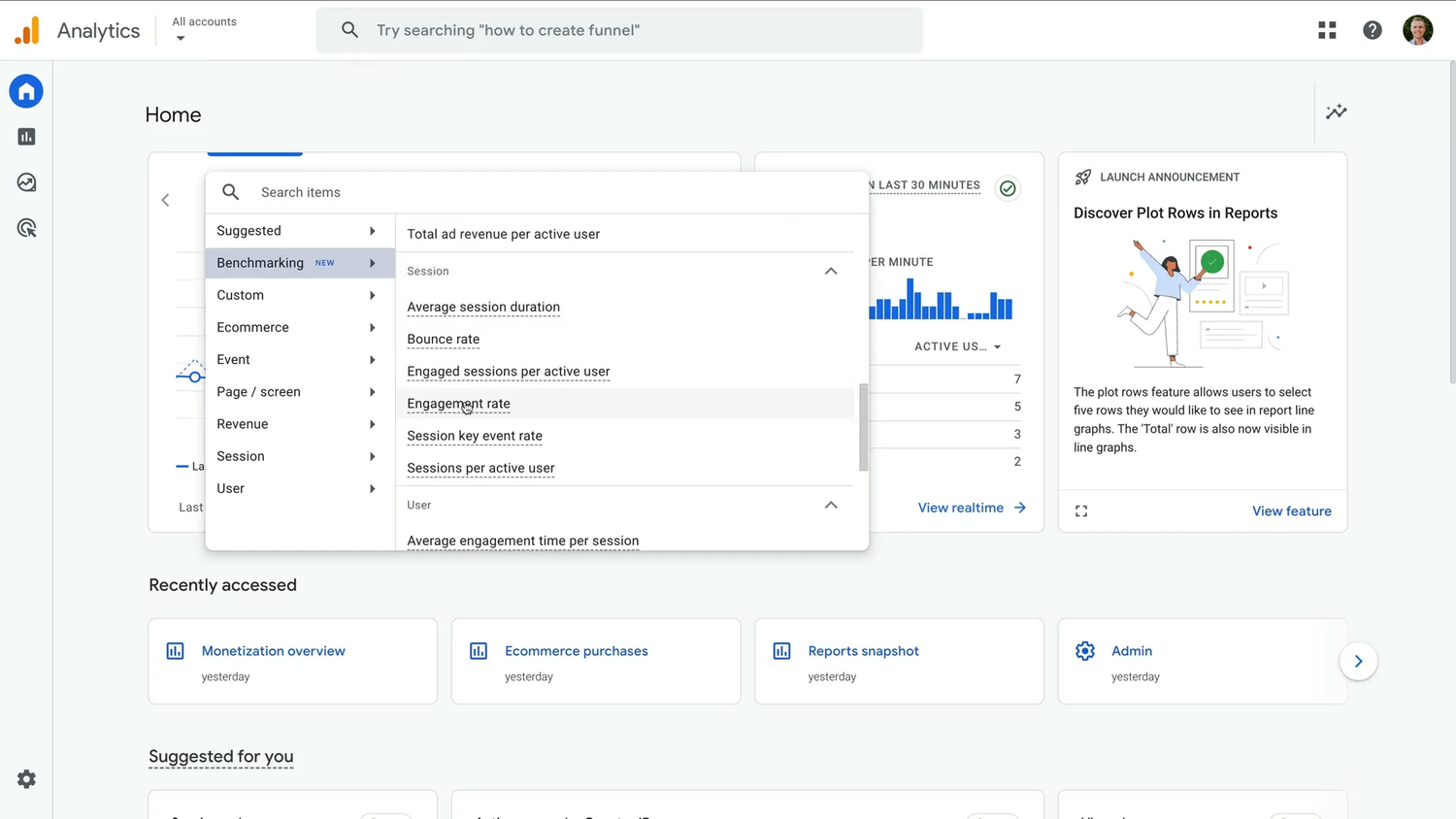 Google Analytics Benchmarking 