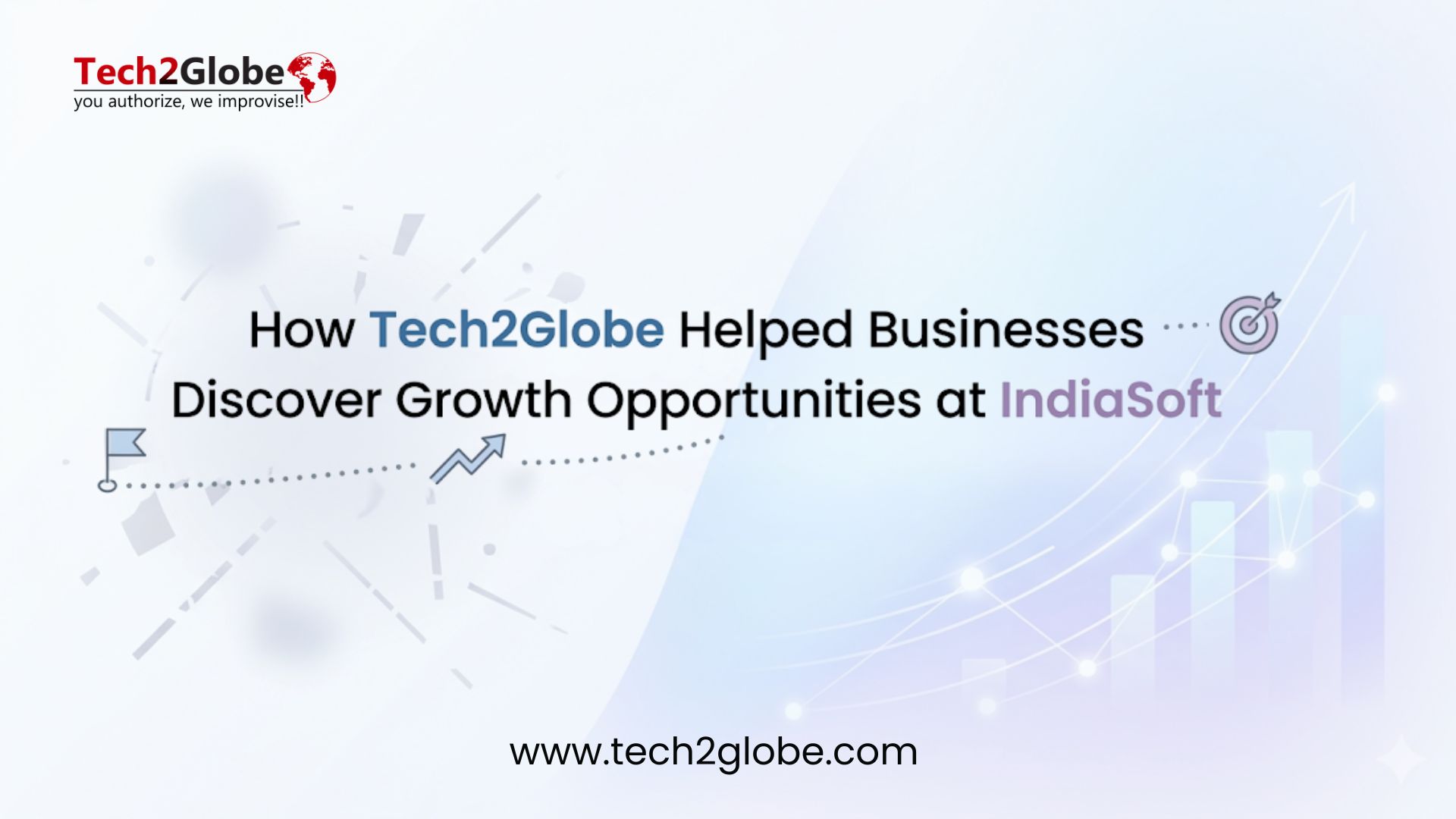 Tech2Globe team helping businesses at IndiaSoft event